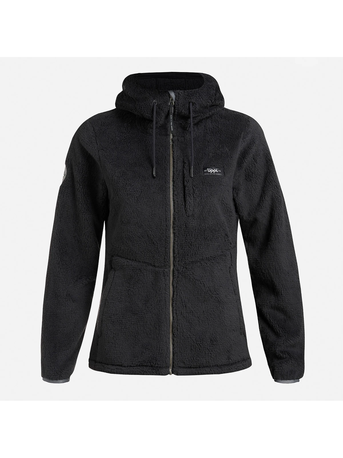 POLAR MUJER LIPPI BEAR SHAGGY NEGRO PRO HOODY - 5
