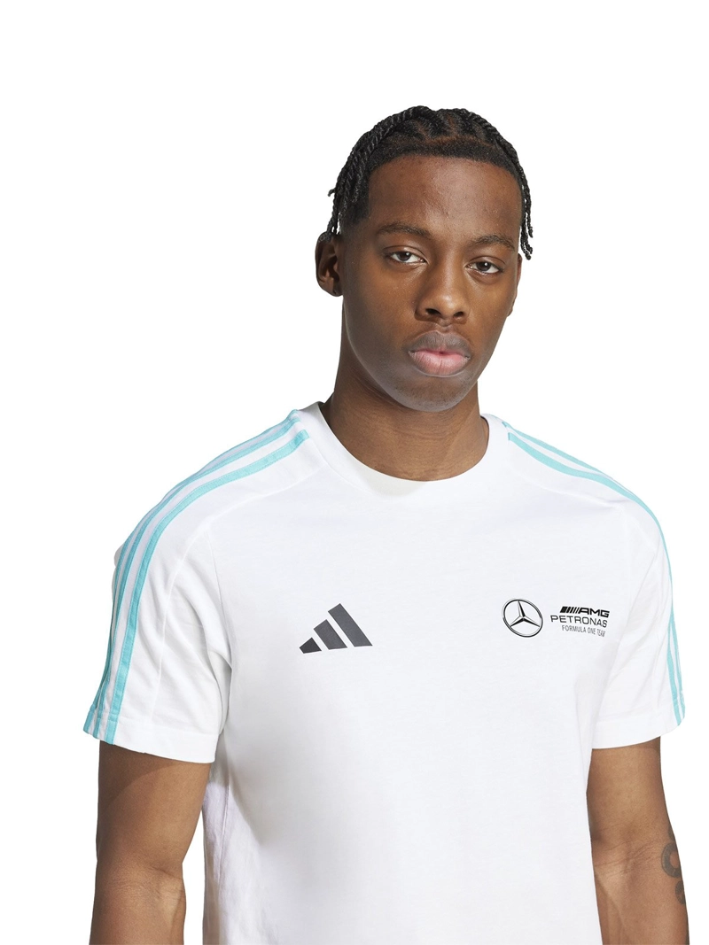 POLERA MANGA CORTA HOMBRE ADIDAS AMG PETRONAS MERCEDES F1 ONE TEAM - 3