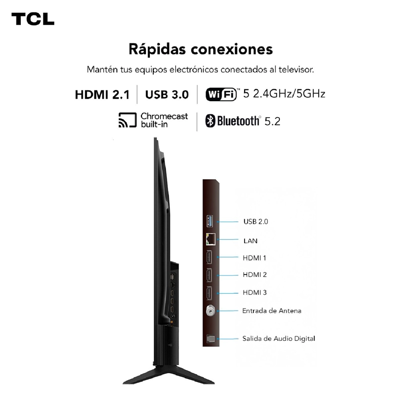 SMART TV TCL LED 4K UHD 43” 43V6C - 11