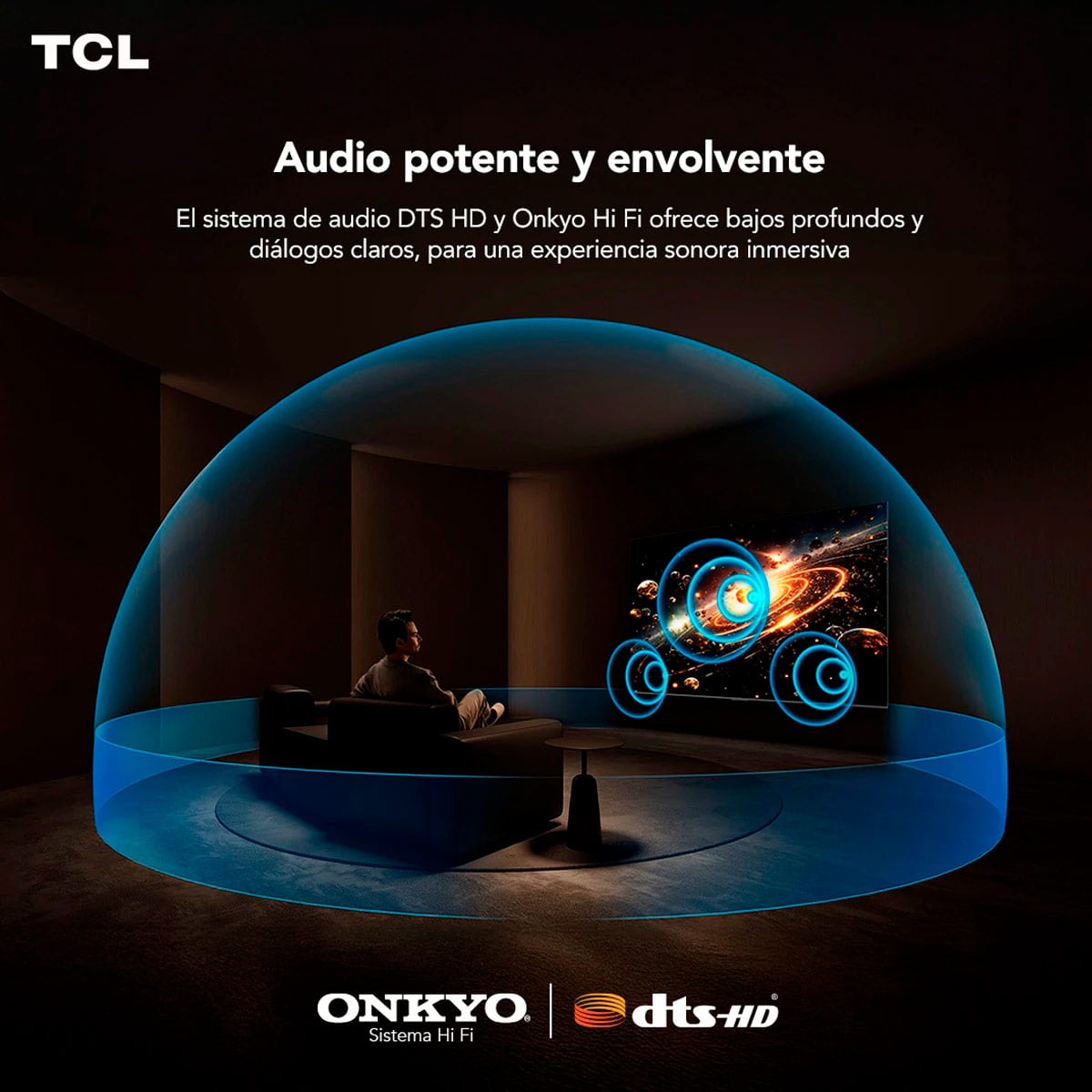 SMART TV TCL QLED 4K UHD 50” 50C6KS - 3