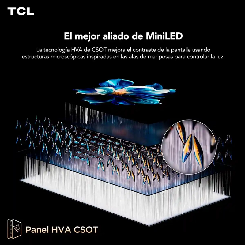 SMART TV TCL QLED 4K UHD 50” 50C6KS - 4