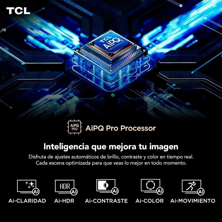 SMART TV TCL QLED 4K UHD 65” 65P8K Negro, foto 4