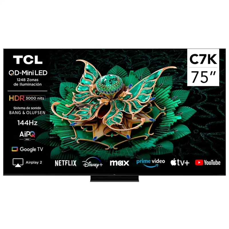 SMART TV TCL QLED 4K UHD 75” 75C7K - 2
