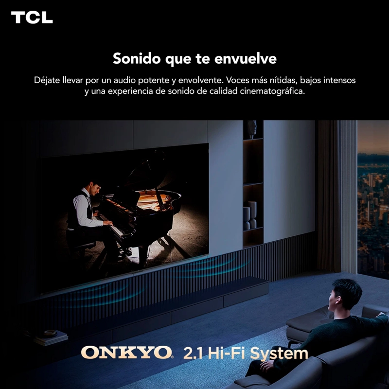 SMART TV TCL QLED 4K UHD 75” 75P8K - 5