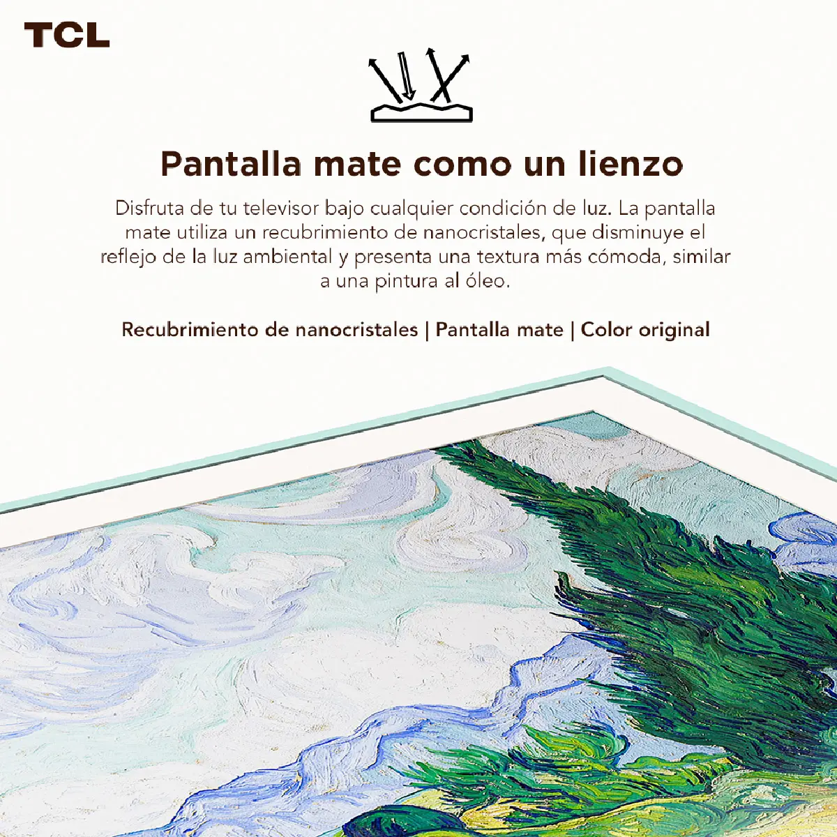 SMART TV ART TCL QLED 4K UHD 55” 55A300W - 10