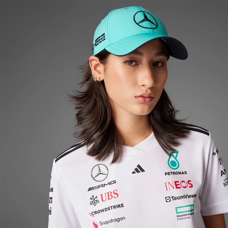 GORRA ADIDAS TURQUESA PILOTO MERCEDES AMG PETRONAS F1 TEAM - 12