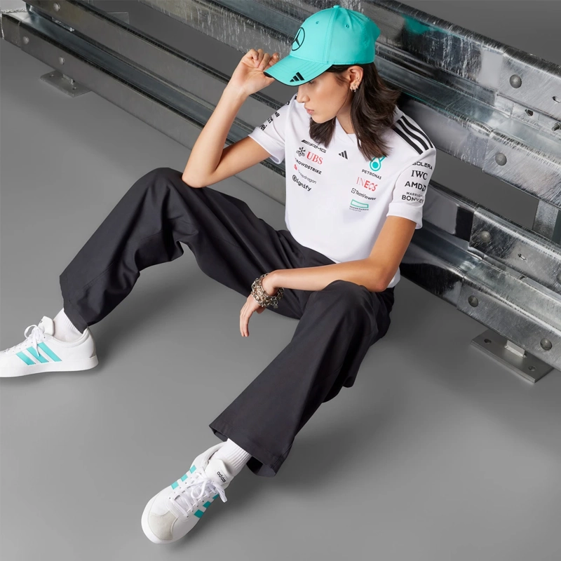 GORRA ADIDAS TURQUESA PILOTO MERCEDES AMG PETRONAS F1 TEAM - 13