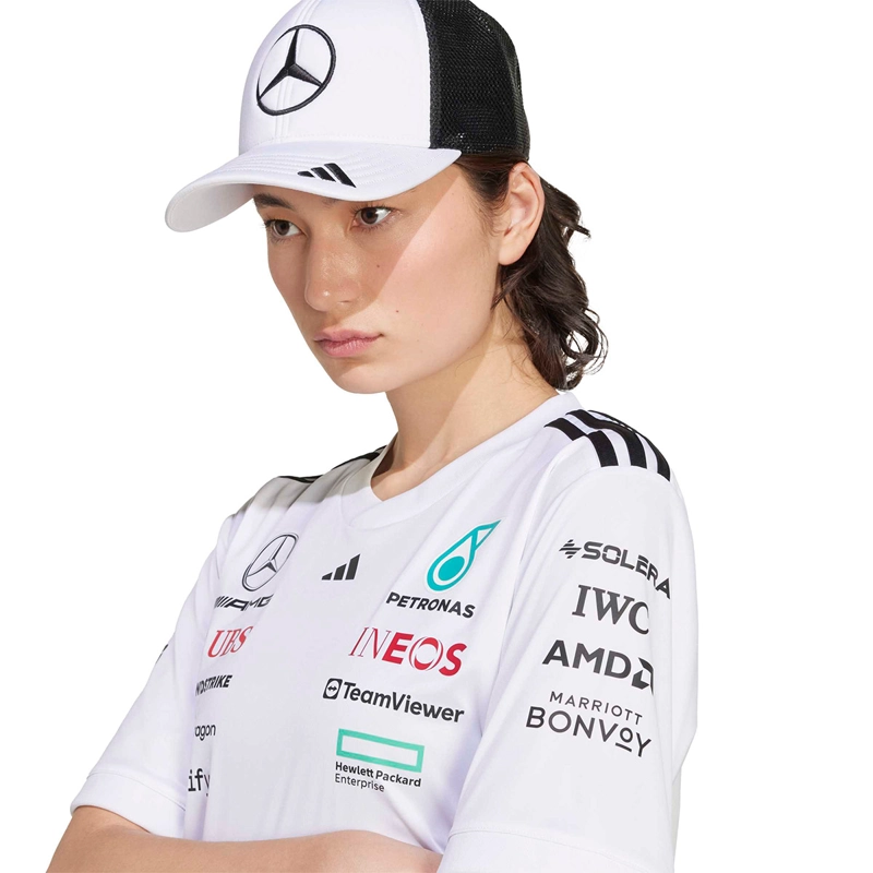 GORRA ADIDAS MERCEDES AMG PETRONAS FORMULA ONE TEAM BLANCO - 5