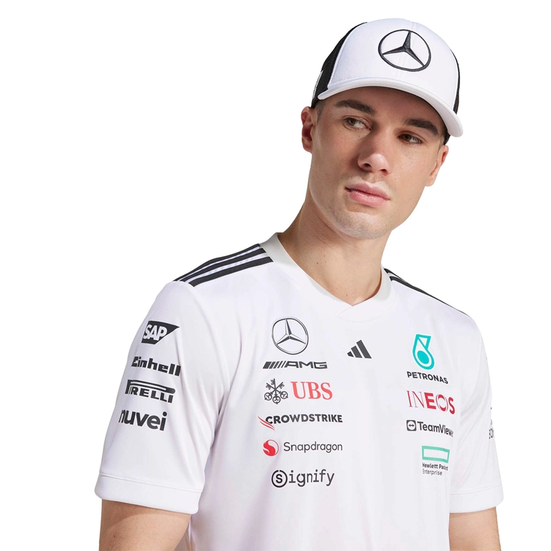 GORRA ADIDAS MERCEDES AMG PETRONAS FORMULA ONE TEAM BLANCO - 6