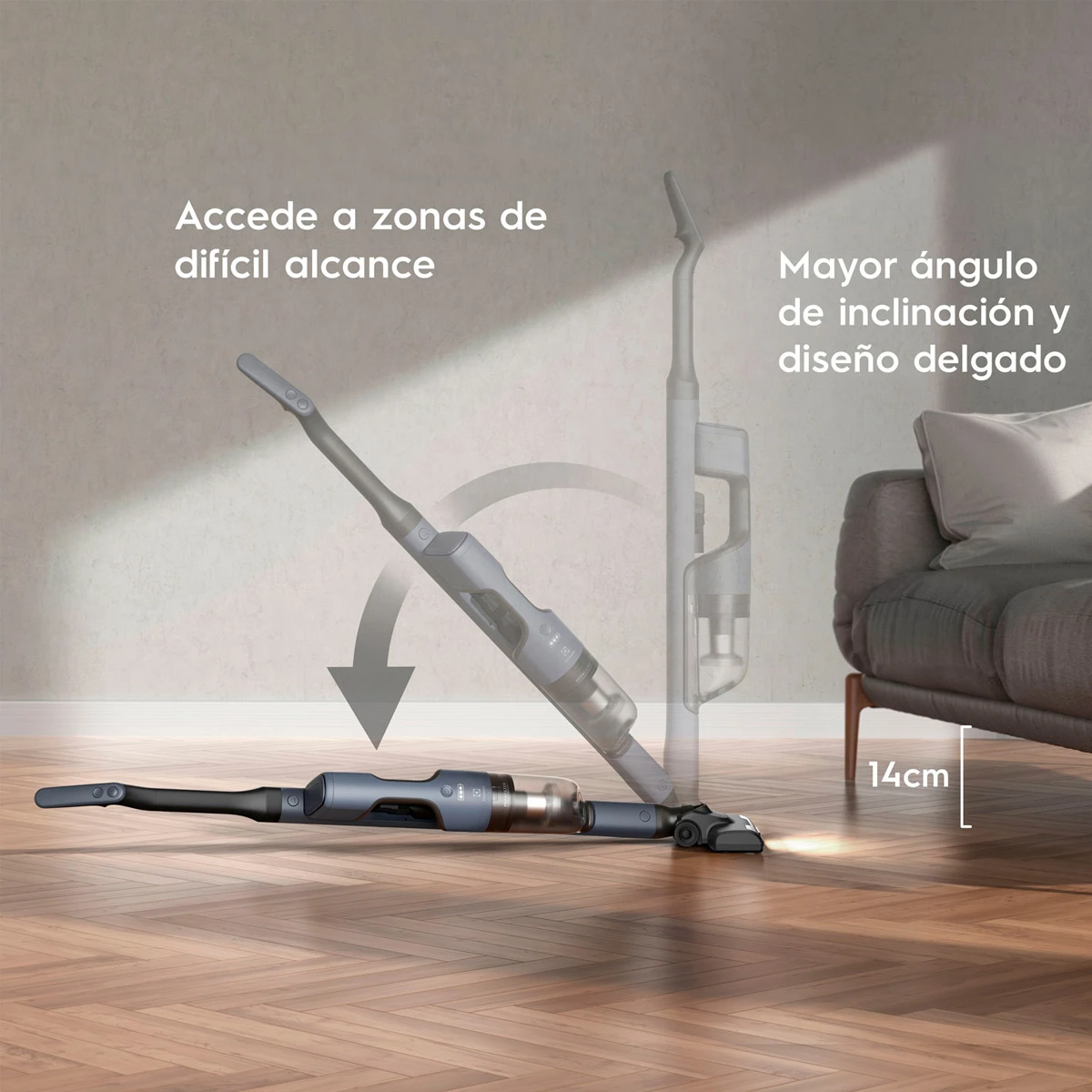 ASPIRADORA VERTICAL ELECTROLUX INALÁMBRICA ERG019 - 14