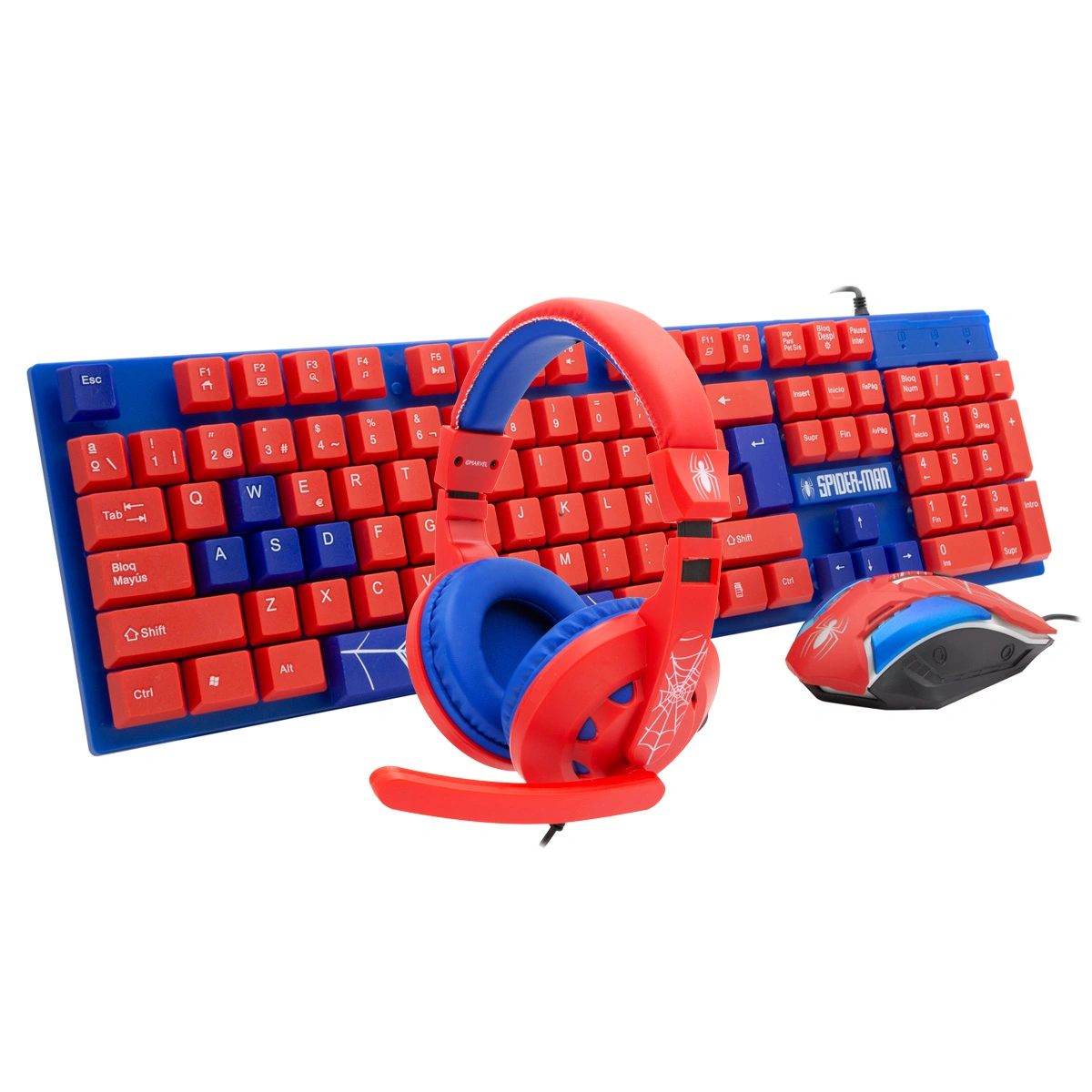 KIT GAMER DISNEY SPIDERMAN WINDOWS 3 EN 1 - 1