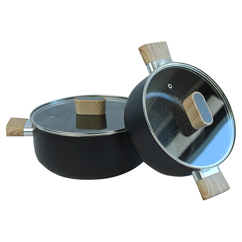 SET CACEROLA DORAL SATELLITE 20+24 CM NEGRO - 3