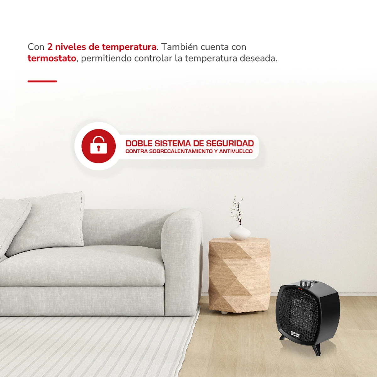 TERMOVENTILADOR THOMAS TH-CH35 - 3