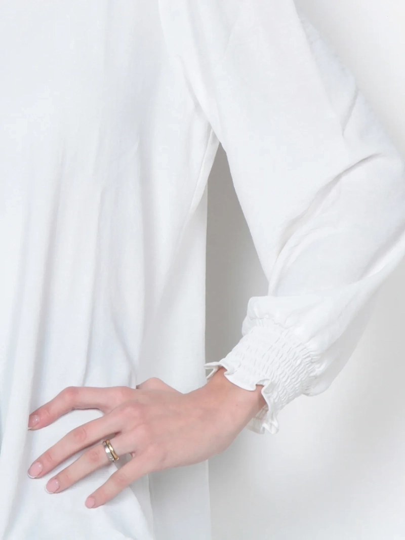 BLUSA MUJER WADOS MANGA LARGA ABOTONADA ELEGANTE - 6