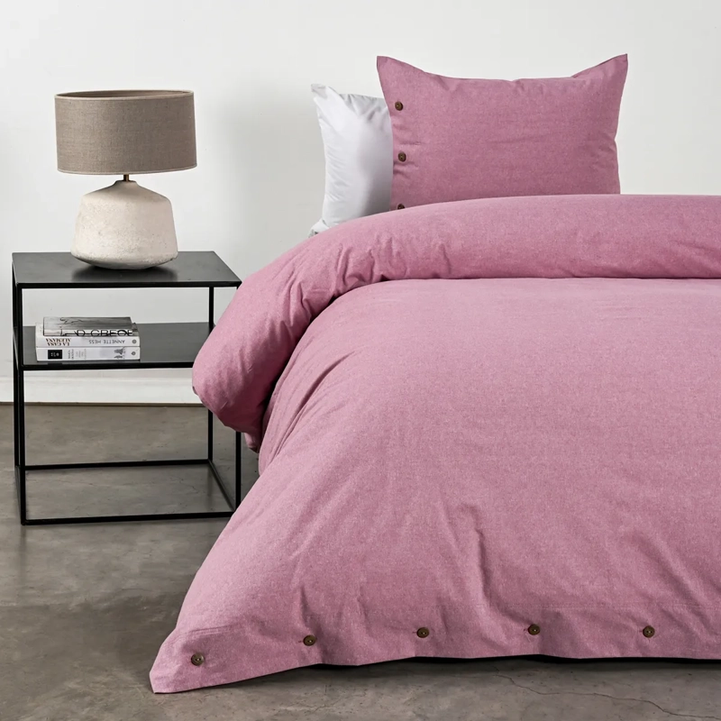 FUNDA PLUMÓN CANNON 220 X 160 CM ALGODÓN 1.5 PLAZAS LILA - 1