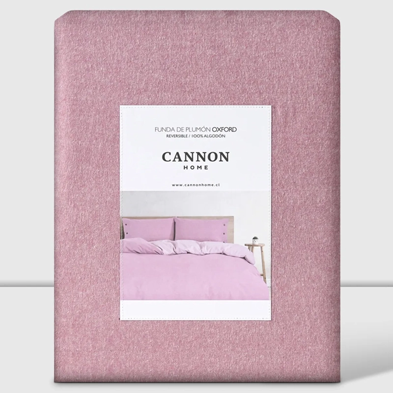 FUNDA PLUMÓN CANNON 220 X 160 CM ALGODÓN 1.5 PLAZAS LILA - 5
