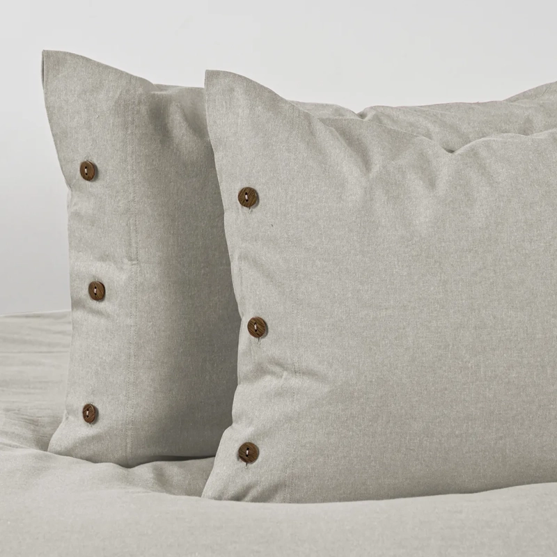 FUNDA PLUMÓN CANNON 220 X 220 CM ALGODÓN 2PL BEIGE - 3