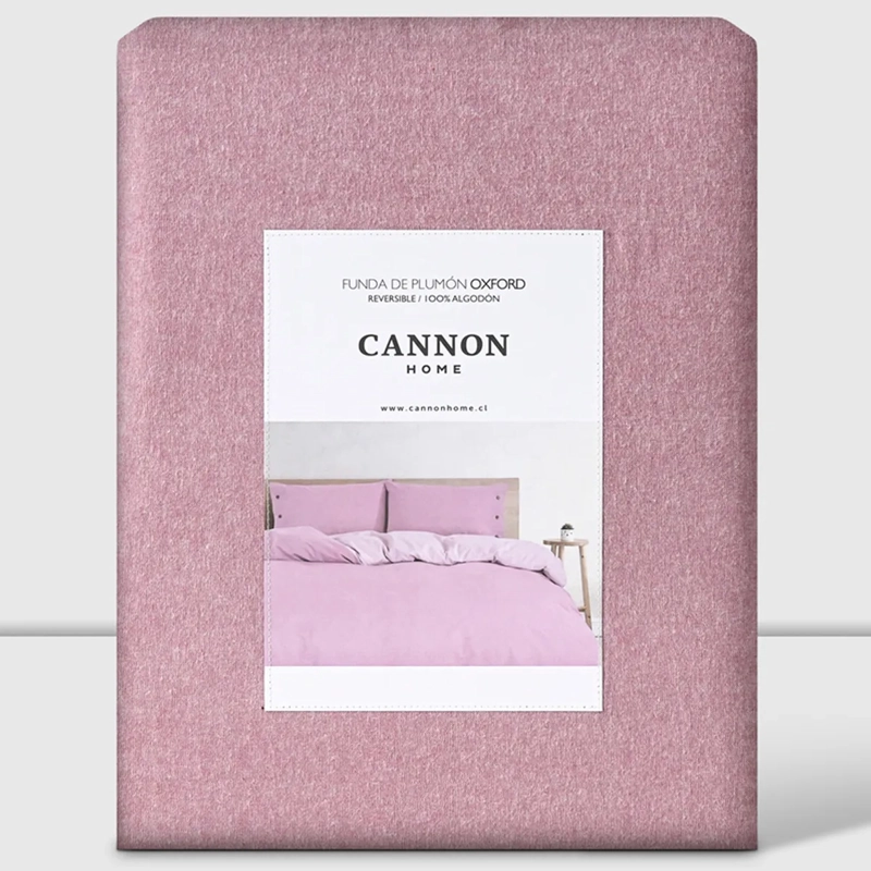 FUNDA PLUMÓN CANNON 220 X 260 CM ALGODÓN KING LILA - 5