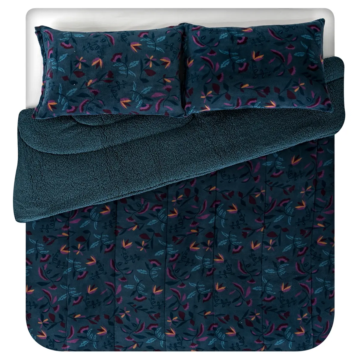 PLUMÓN AMERICAN FAMILY ANTROPY KING MICROFIBRA MULTICOLOR SHERPA - 4