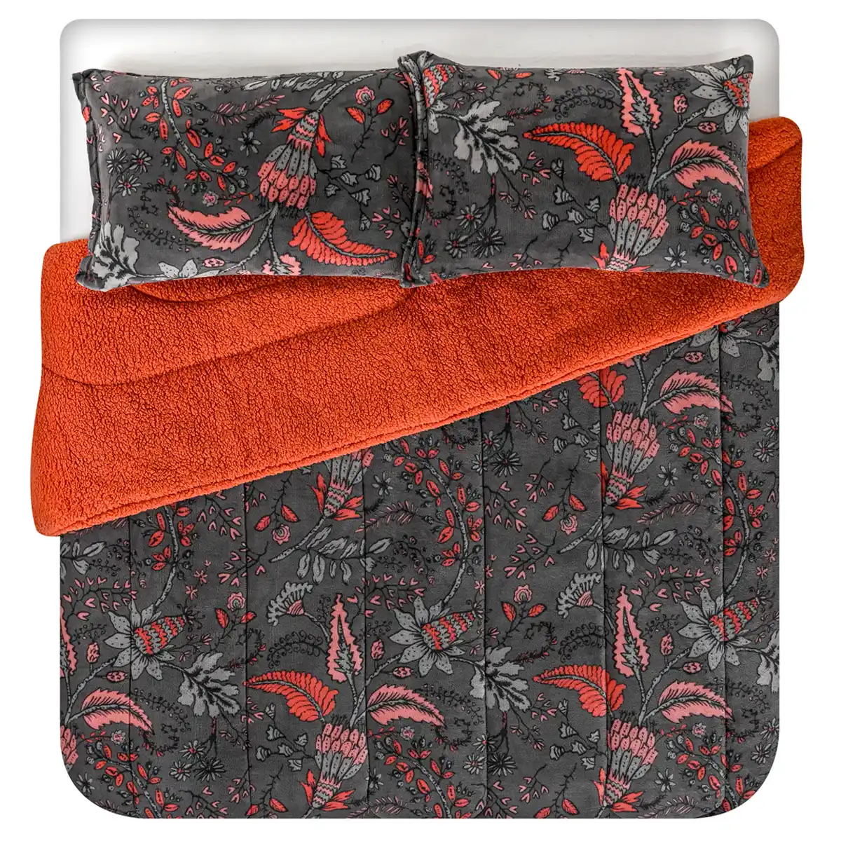 PLUMÓN AMERICAN FAMILY FLORIPA KING MICROFIBRA SHERPA - 4