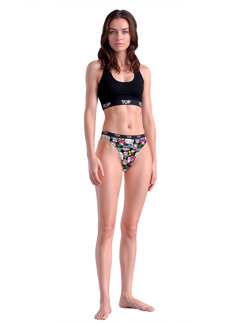 PACK 3 CALZONES COLALESS ALGODÓN MUJER TOP MULTICOLOR M502HKP3C1 - 8