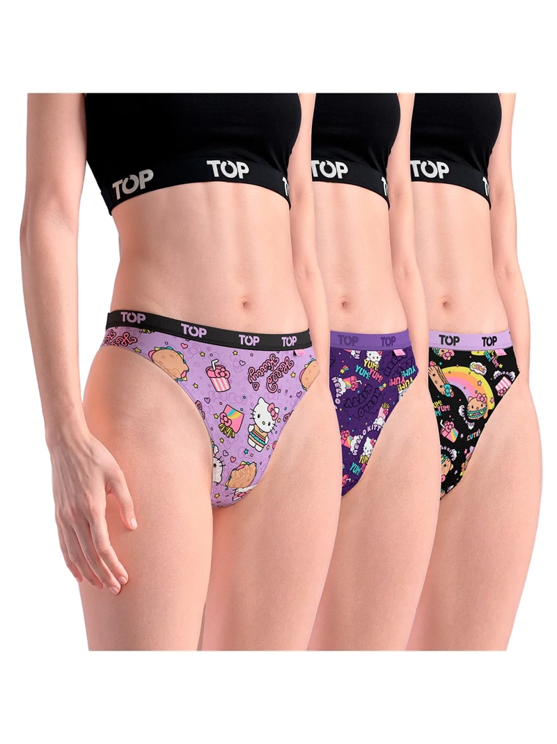 PACK 3 CALZONES COLALESS ALGODÓN MUJER TOP MULTICOLOR M502HKP3C2