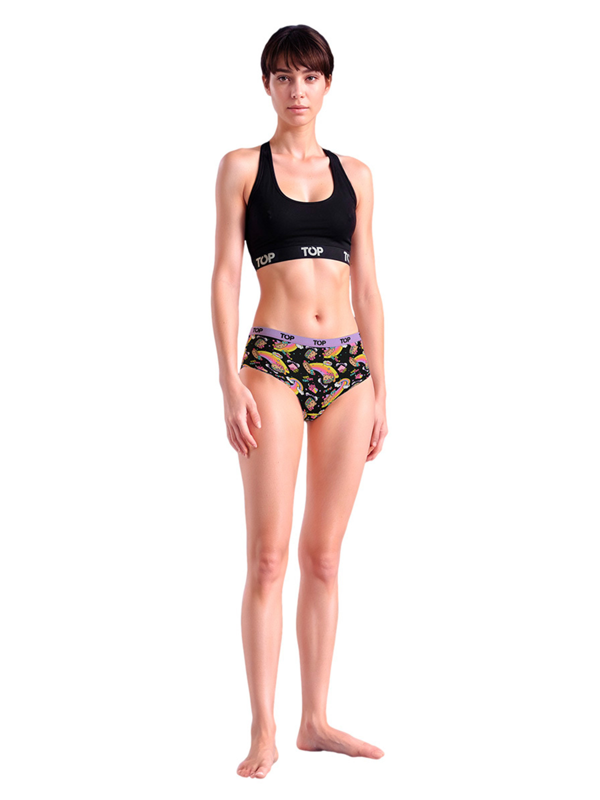 PACK 3 CALZONES PANTALETAS ALGODÓN MUJER TOP MULTICOLOR M206HKP3C2 - 8