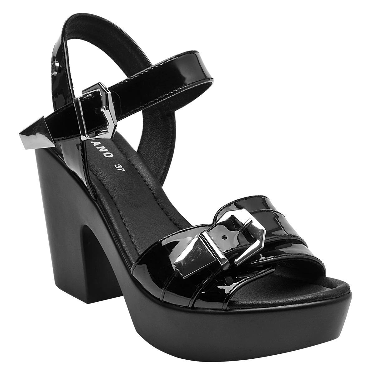SANDALIAS MUJER CARRANO NEGRO CRM0153 CUERO - 2
