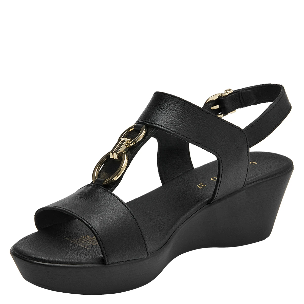 SANDALIAS MUJER CARRANO NEGRO CRM0169 CUERO - 3