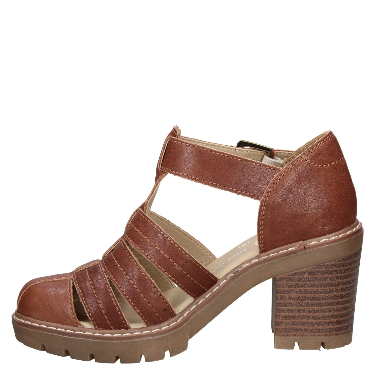SANDALIAS MUJER PANAMA JACK CUERO CAFÉ PJM0119 - 4