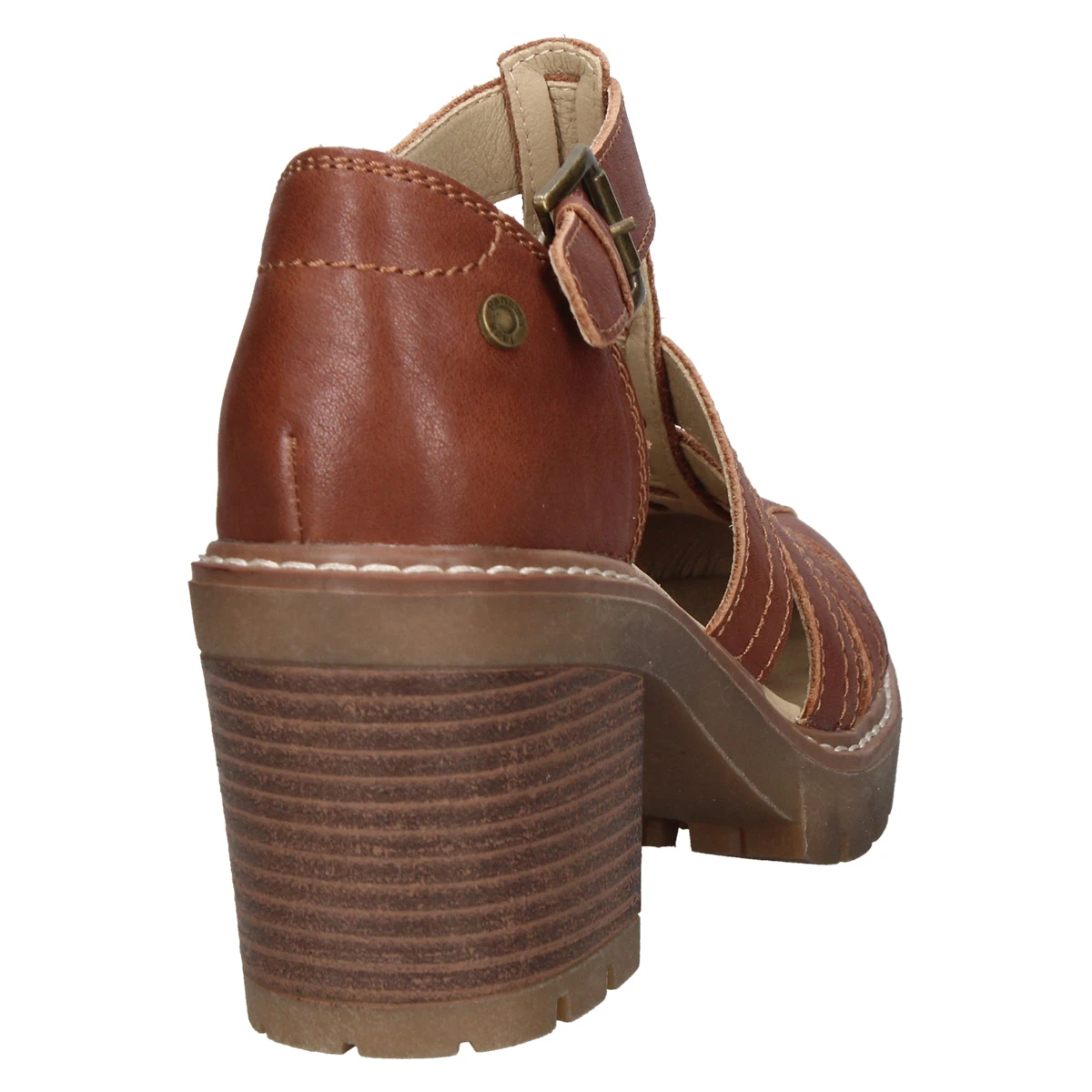 SANDALIAS MUJER PANAMA JACK CUERO CAFÉ PJM0119 - 5