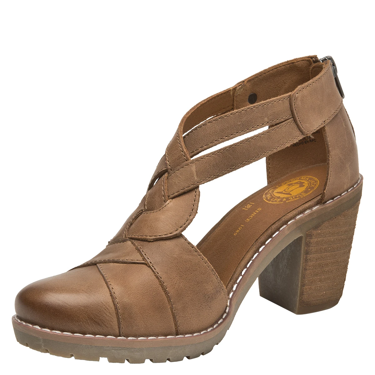 SANDALIAS MUJER PANAMA JACK CUERO CAMEL PJM0124 - 3