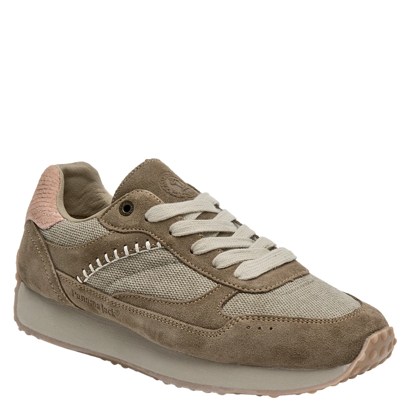 ZAPATILLAS MUJER PANAMA JACK CASUALES TAUPE PJM0094 CUERO - 2