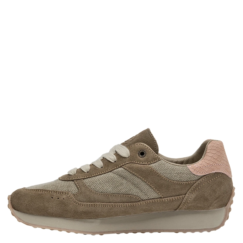 ZAPATILLAS MUJER PANAMA JACK CASUALES TAUPE PJM0094 CUERO - 4
