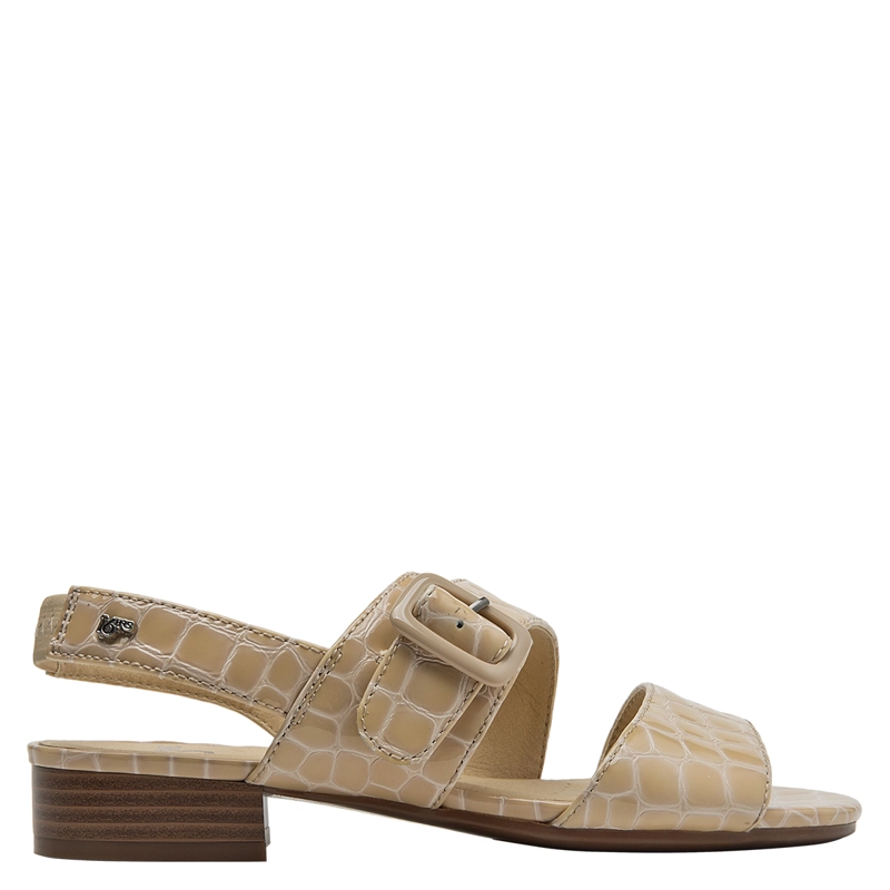 SANDALIAS MUJER 16 HRS BEIGE 16M0077 CUERO - 1