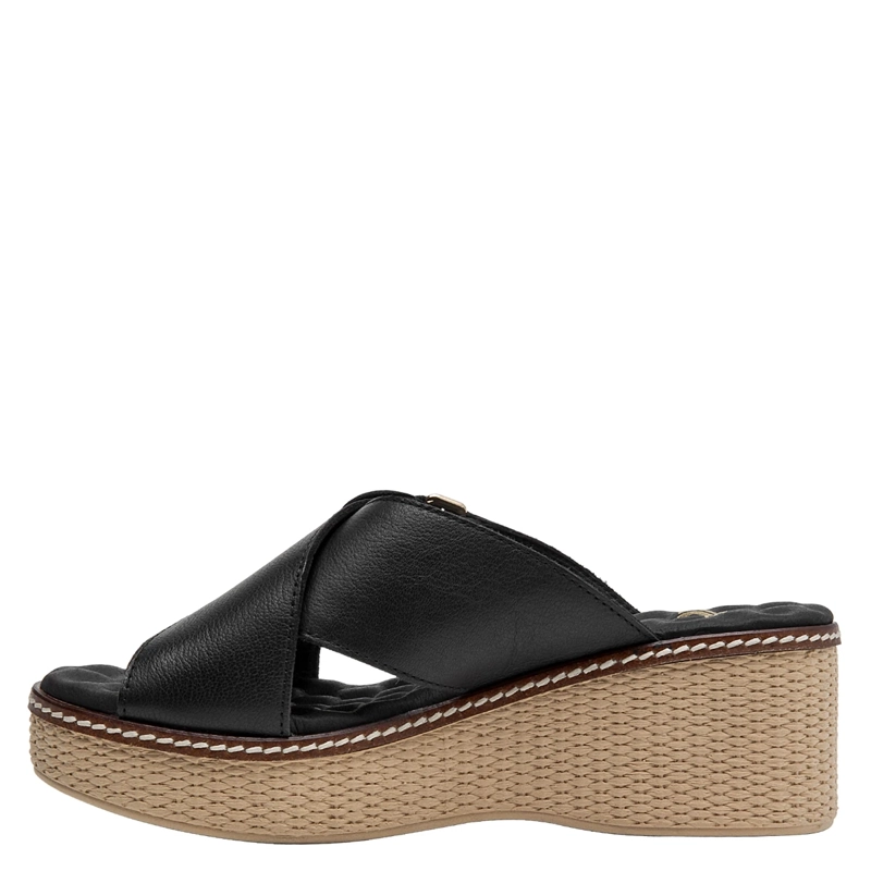 SANDALIAS MUJER 16 HRS NEGRO 16M0082 CUERO - 4