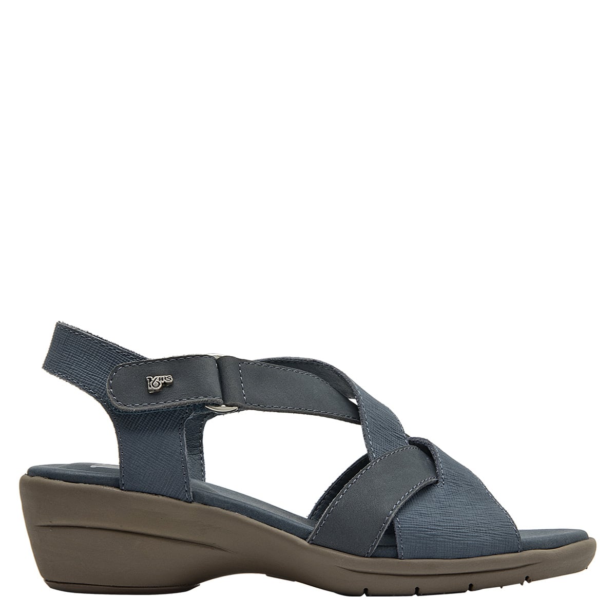 SANDALIAS MUJER 16 HRS AZUL 16M0162 CUERO - 1