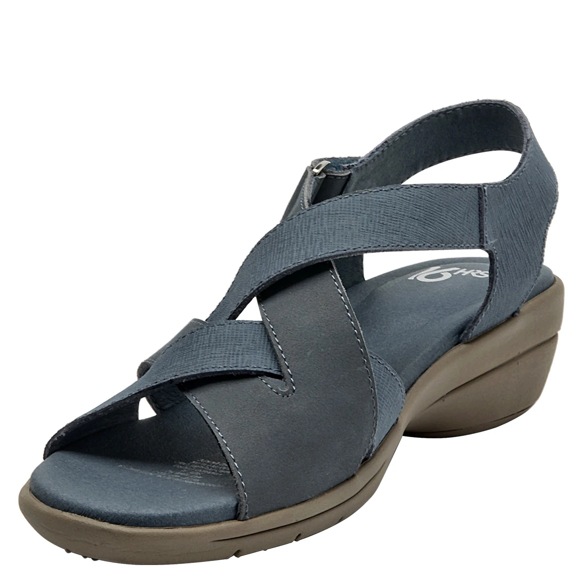 SANDALIAS MUJER 16 HRS AZUL 16M0162 CUERO - 3