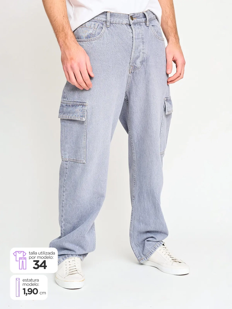 JEANS HOMBRE PEPE JEANS CARGO ALGODÓN