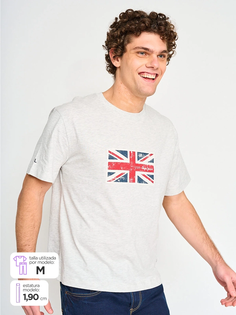 POLERA HOMBRE PEPE JEANS ALGODÓN MANGA CORTA - 1