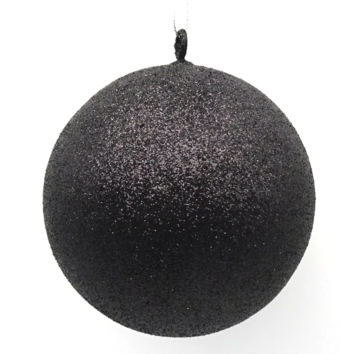 ADORNO NAVIDEÑO RIPLEY HOME GRANEL ESFERA GLITTER NEGRO - 1