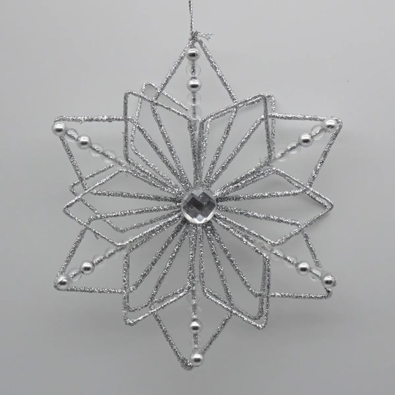 ADORNO NAVIDEÑO RIPLEY HOME GRANEL FLOR 3D - 1