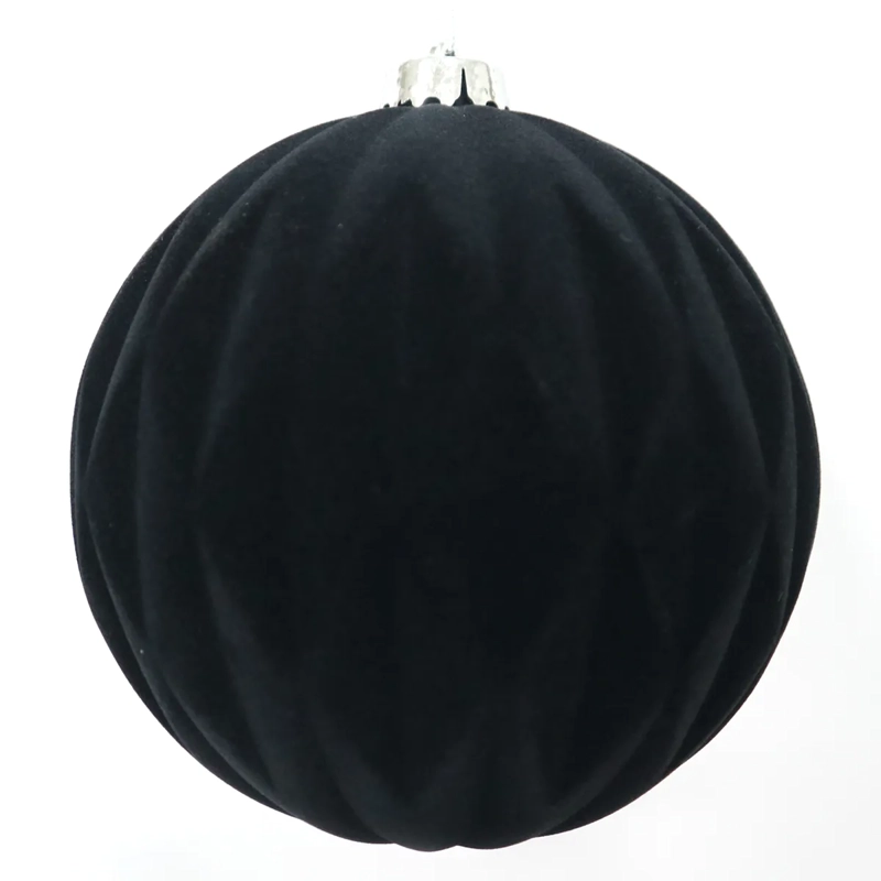 ADORNO NAVIDEÑO RIPLEY HOME GRANEL ESFERA VELVET GEO - 1