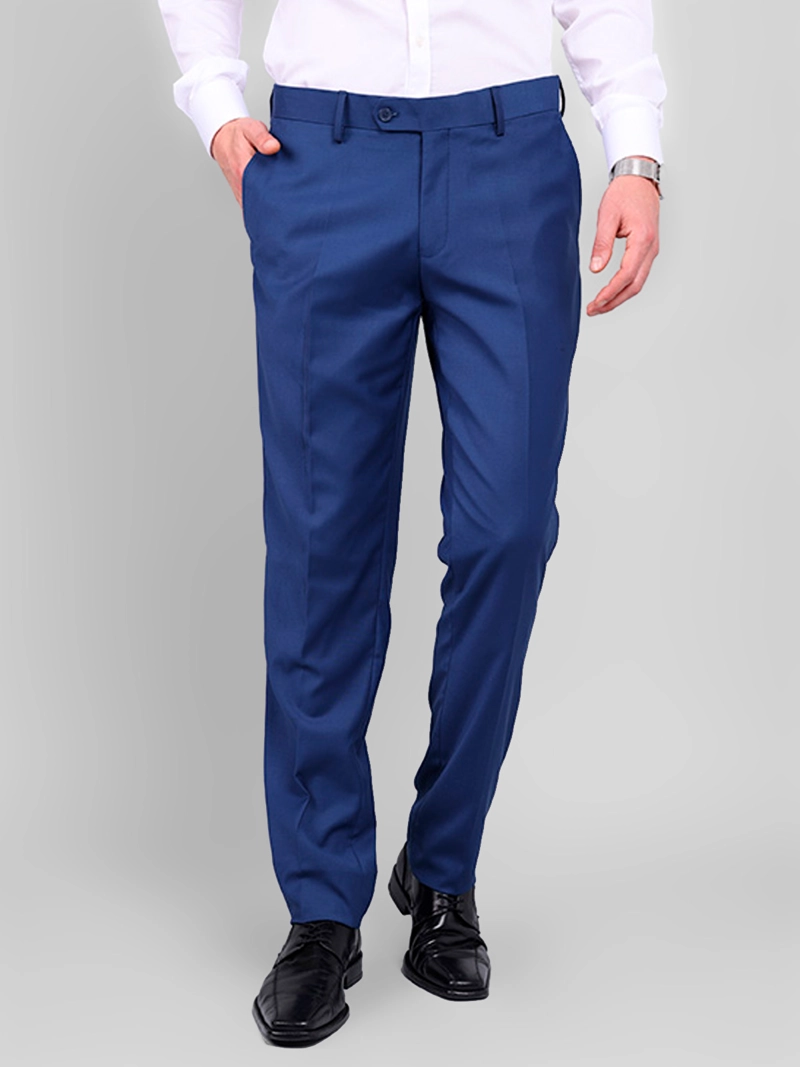 TRAJE HOMBRE VAN HEUSEN AZUL LISO - 2