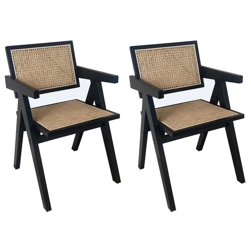 SILLA MAISON LINETT PACK 2 HANOI NEGRO - 1