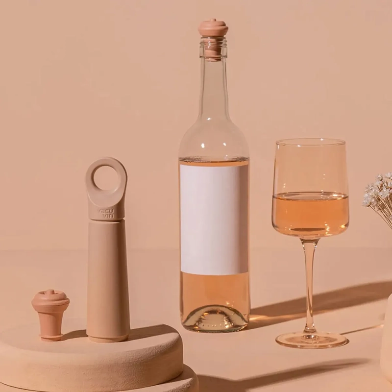 ACCESORIOS VINO COCTELERÍA VACUVIN LOOP ROSA - 5