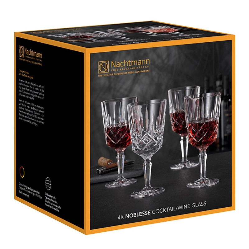 SET 4 COPAS NACHTMANN NOBLESSE COCKTAIL AND WINE - 4