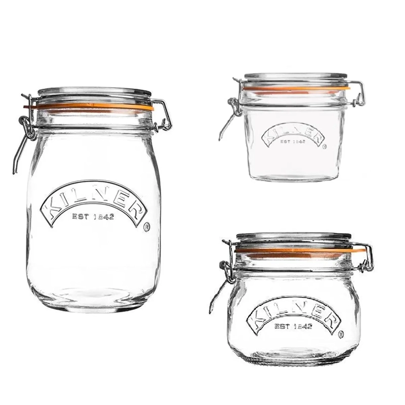 PACK 3 FRASCOS KILNER MULTICOLOR 0.35 + 0.5 + 1 L - 1