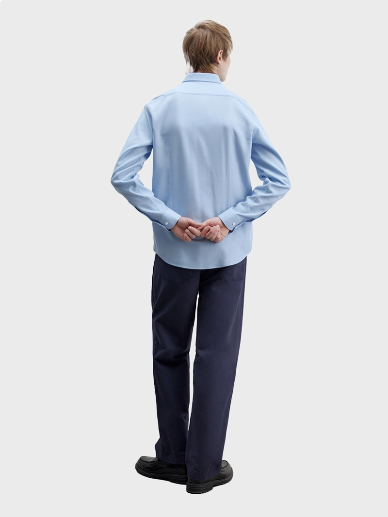 CAMISA MANGA LARGA ALGODÓN HOMBRE SFERA - 2