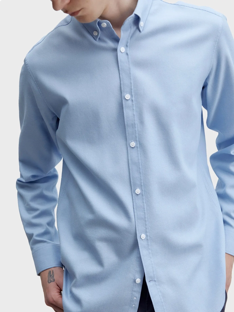 CAMISA MANGA LARGA ALGODÓN HOMBRE SFERA - 3